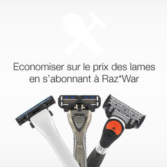 Abonnements de rasage Raz*War